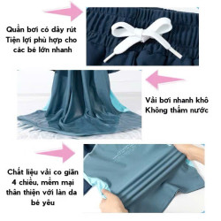 Đồ bơi bé trai quần rời hai lớp thời trang cá tính Tiny Kids