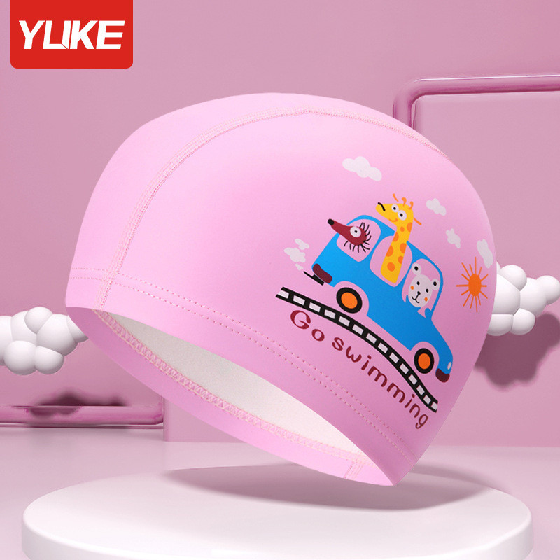 Mũ Bơi Trẻ Em YLIKE Vải Chống Nước Hình Khủng Long Pony Cho Bé