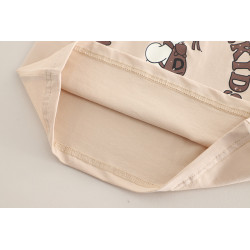 Set Bộ Áo Thun Tay Ngắn Quần Yếm Jean Hình Vịt Cho Bé Trai 1-5 Tuổi TinyKids