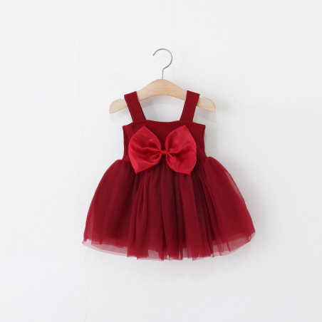 Váy Tutu Bé Gái Mùa Hè Đầm Nơ Lớn Cho Bé  Gái  Tinykids