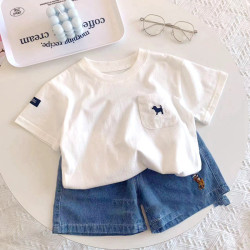 Áo thun ngắn tay bé trai Little Bear mùa hè Tinykids