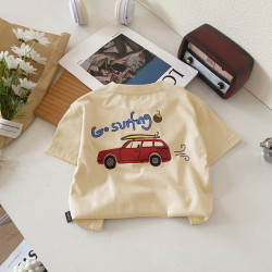 Áo thun ngắn tay mùa hè cho bé trai phiên bản Hàn Quốc