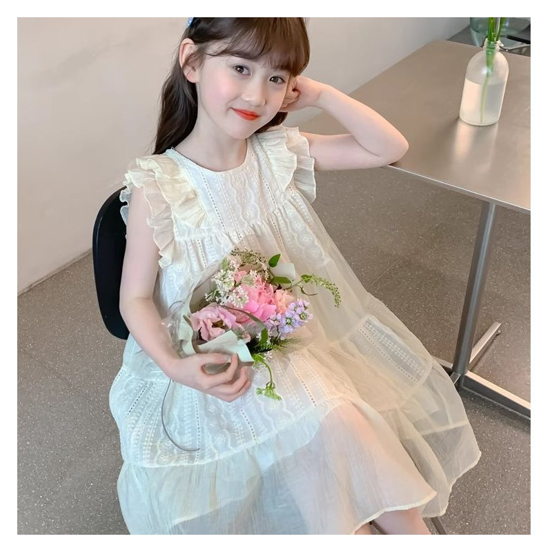 Váy bé gái Tinykids Phong cách mới Váy công chúa ngọt ngào