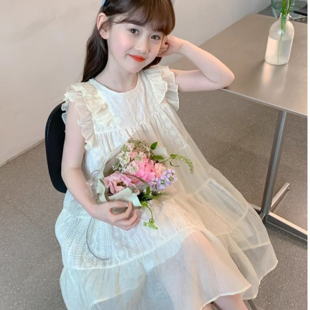 Váy bé gái Tinykids Phong cách mới Váy công chúa ngọt ngào