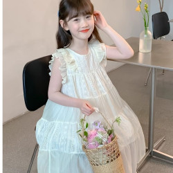 Váy bé gái Tinykids Phong cách mới Váy công chúa ngọt ngào