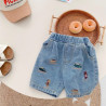 Quần Short Denim In Họa Tiết Hoạt Hình Phong Cách Hàn Quốc Thời Trang Mùa Hè Cho Bé Trai Tinykids