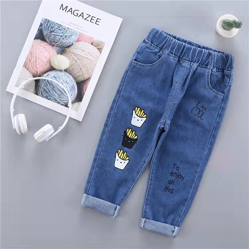 Quần Jean Jogger Cho Bé, Chất Jean Kiểu Dáng Hàn Quốc - A05