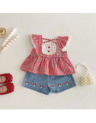 Đồ Bộ Ngắn Tay Bé Gái